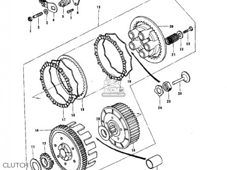 Kawasaki Ke B Ke Usa Canada Mph Kph Parts Lists And