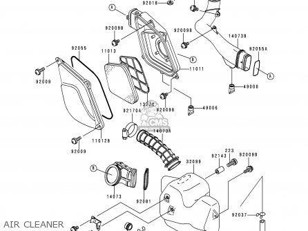 Kawasaki KEF300 A3 LAKOTA300 1997 EUROPE Parts Lists And Schematics