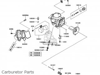 Kawasaki KVF750 B1 BRUTE FORCE 750 4X4I 2005 USA Parts Lists And Schematics