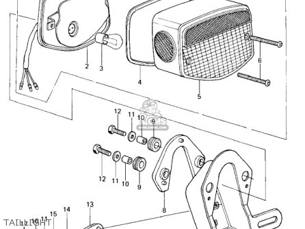 Kawasaki Kz B Usa Canada Mph Kph Parts Lists And Schematics