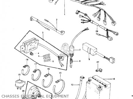 Kawasaki Kz B Usa Canada Mph Kph Parts Lists And Schematics