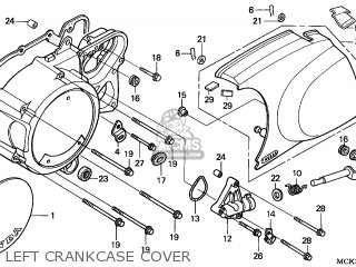 COVER SET,L CRANK