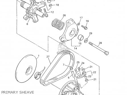 Bv Primary Sliding Sheave Comp Yamaha Buy The Bv