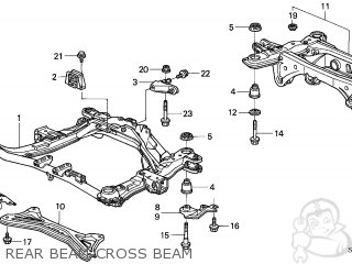 50232S3VA00 Stay A R Subframe Honda Buy The 50232 S3V A00 At CMSNL