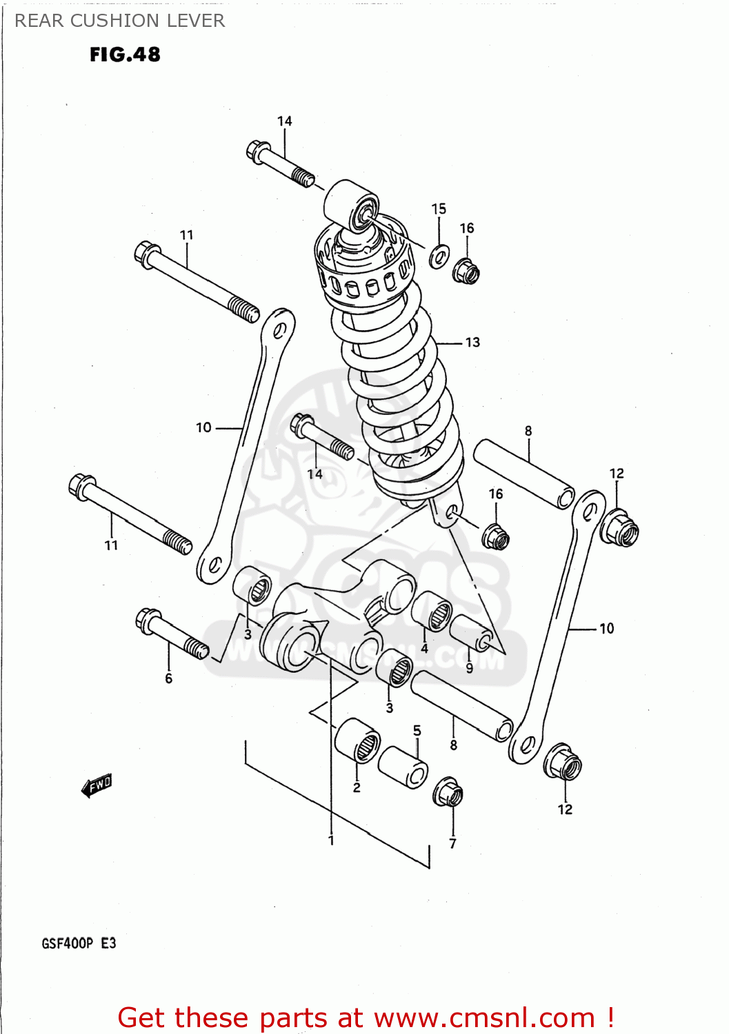 Db Absorber Assembly Rear Shock Suzuki Buy The Db