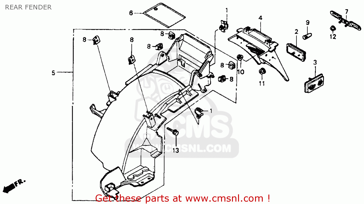 80100MT3670 Fender A Rr Honda Buy The 80100 MT3 670 At CMSNL