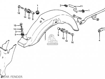 RUBBER,RR.FENDER