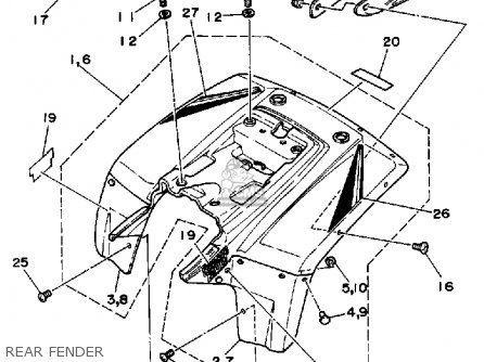 Cover, Rear Fender 2 photo