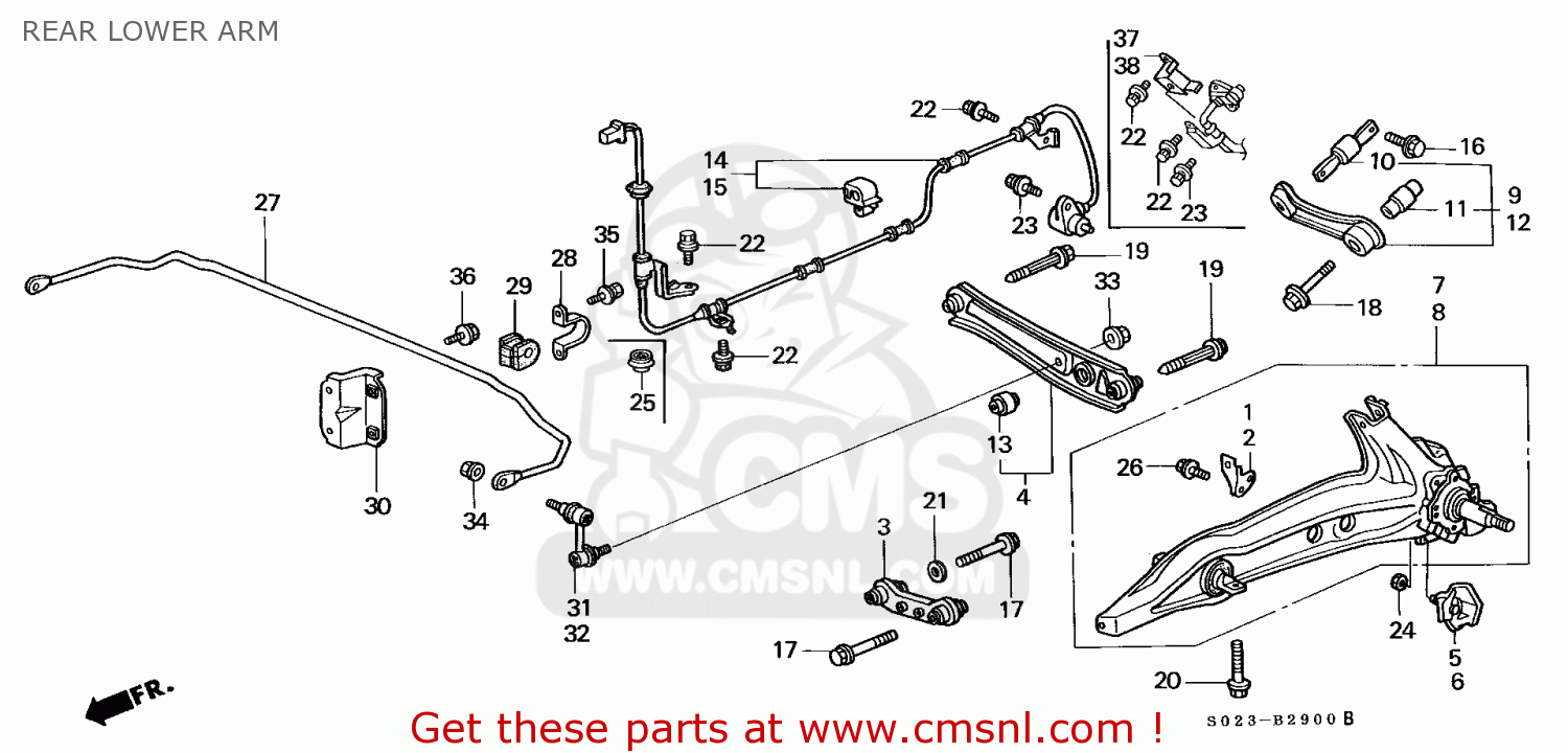 S A Trailing Arm Comp Honda Buy The S A At Cmsnl