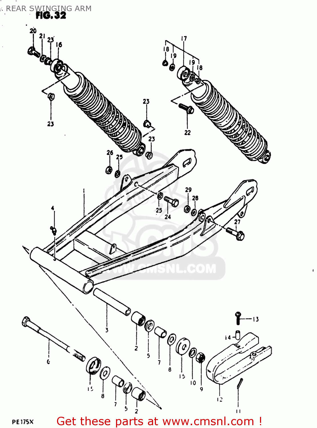 Swing Arm Assembly Rear Suzuki Buy The At Cmsnl