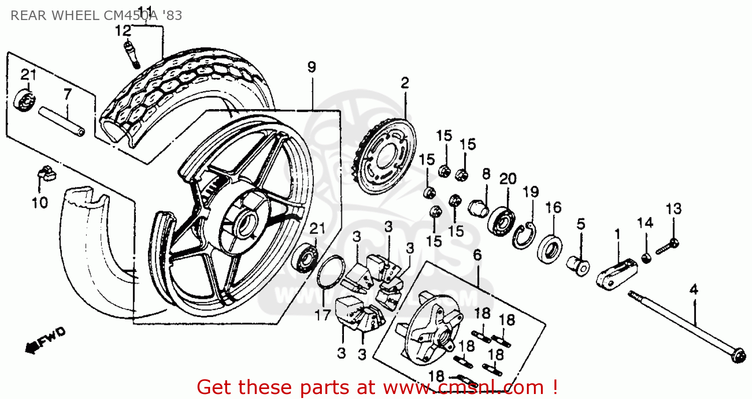 41241MC1770 Damper Rr Wheel Honda Buy The 41241 MC1 770 At CMSNL