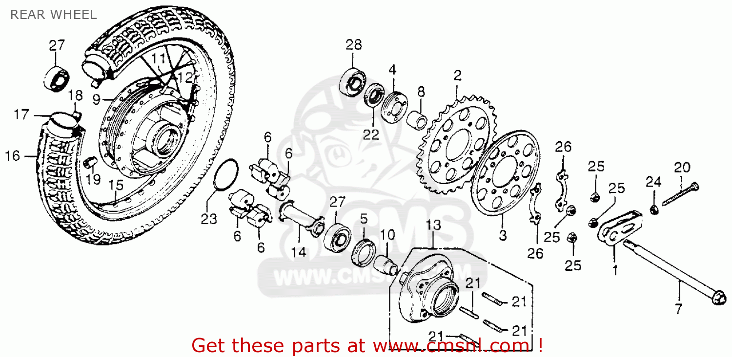 42610393000 Flange Final Driven Honda Buy The 42610 393 000 At CMSNL