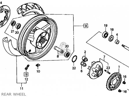 COLLAR,RR BRAKE S