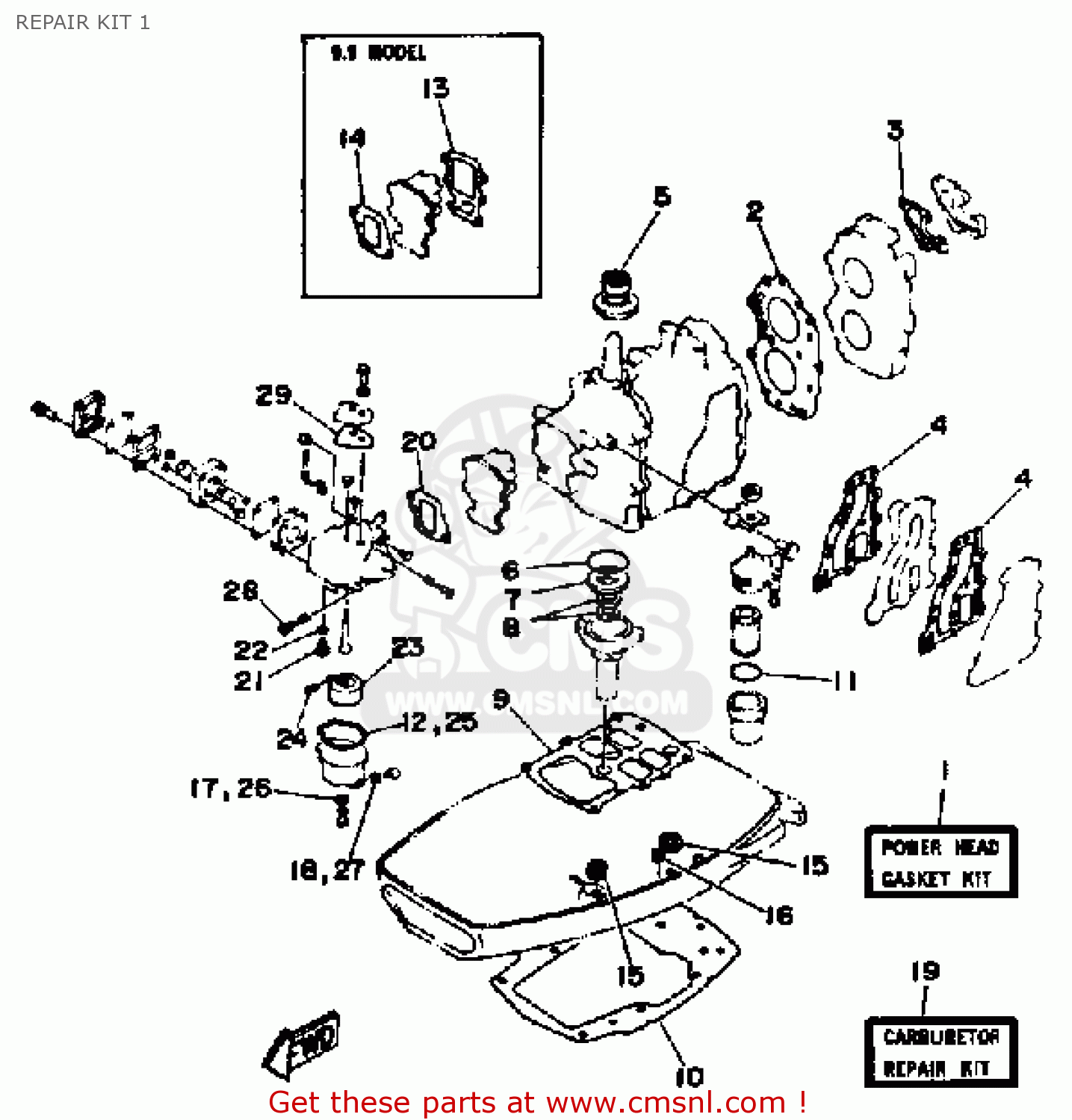 Gasket Kit Nas For D D Order At Cmsnl