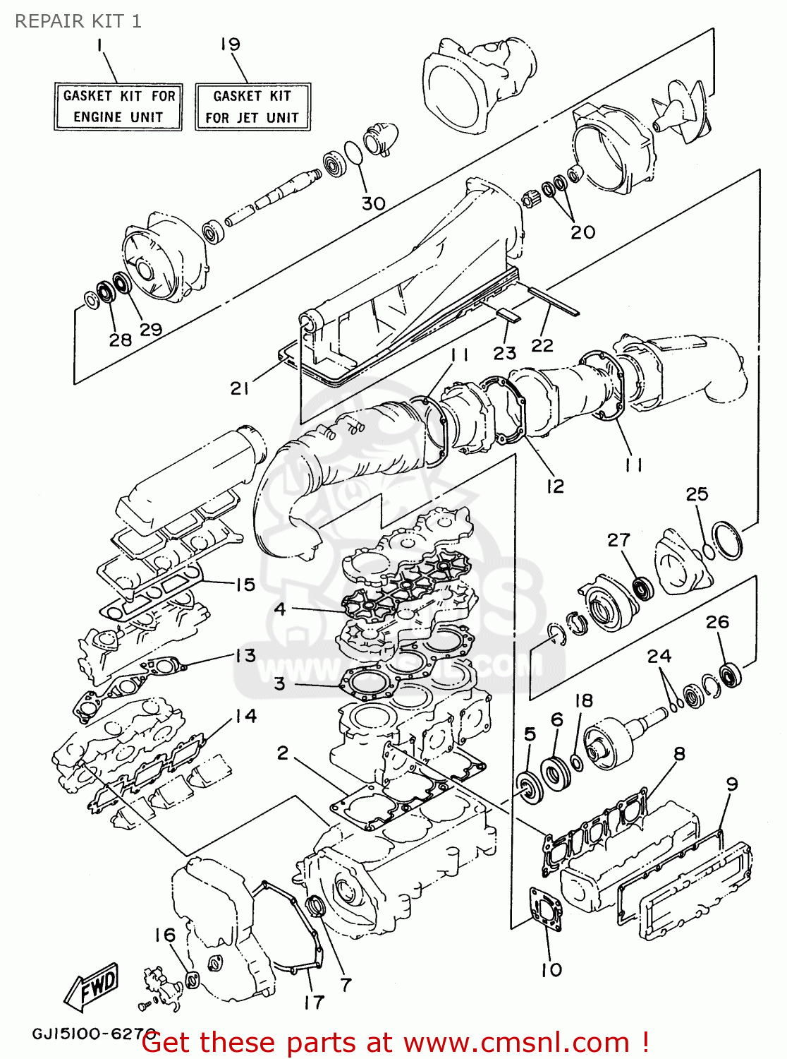 Mw Gasket Kit Nas Yamaha Buy The M W At Cmsnl