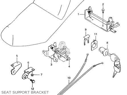 Bracket Assy, Seat Support photo