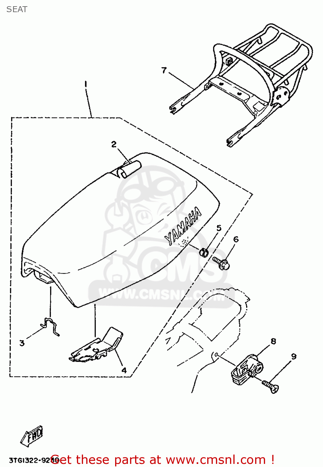 5M52477040 Semi Double Seat Assy Yamaha Buy The 5M5 24770 40 At CMSNL