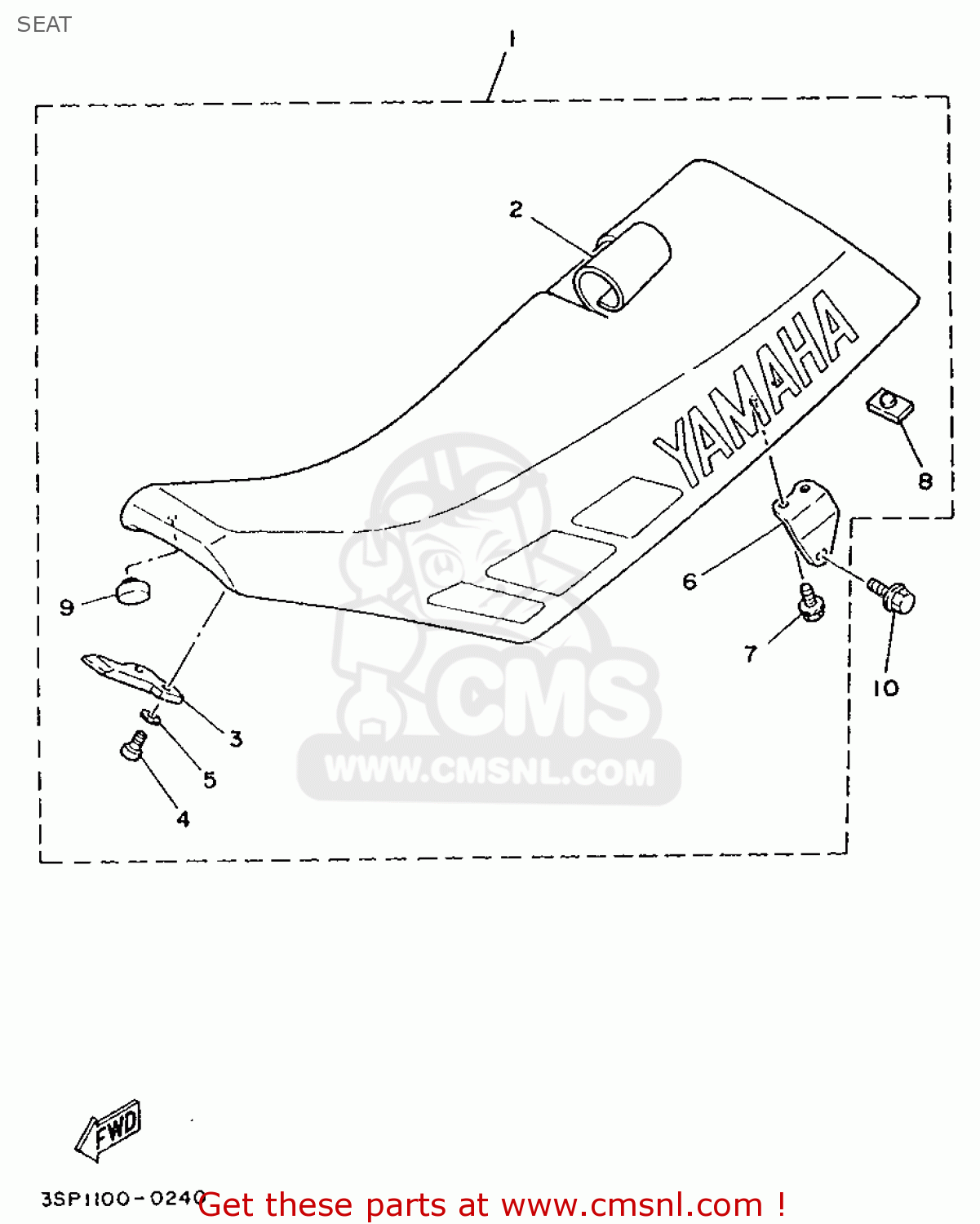 Sp Semi Double Seat Assy Yamaha Buy The Sp At Cmsnl