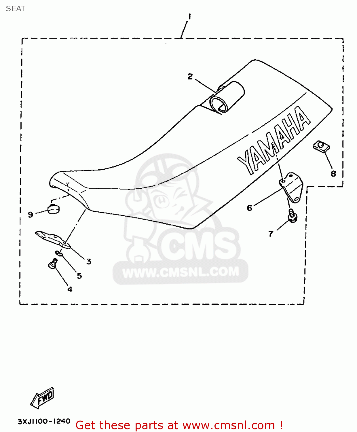 Xj Semi Double Seat Assy Yamaha Buy The Xj At Cmsnl