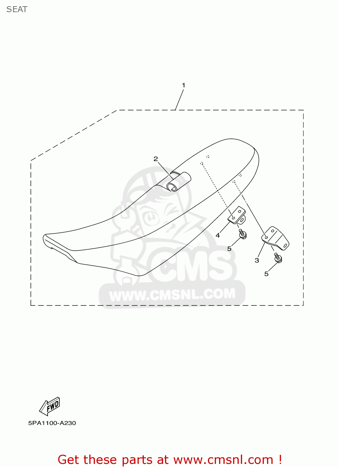 Pa Semi Double Seat Assy Yamaha Buy The Pa At Cmsnl