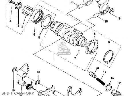 2Y01854000 Shift Cam Assy Yamaha Buy The 2Y0 18540 00 00 At CMSNL