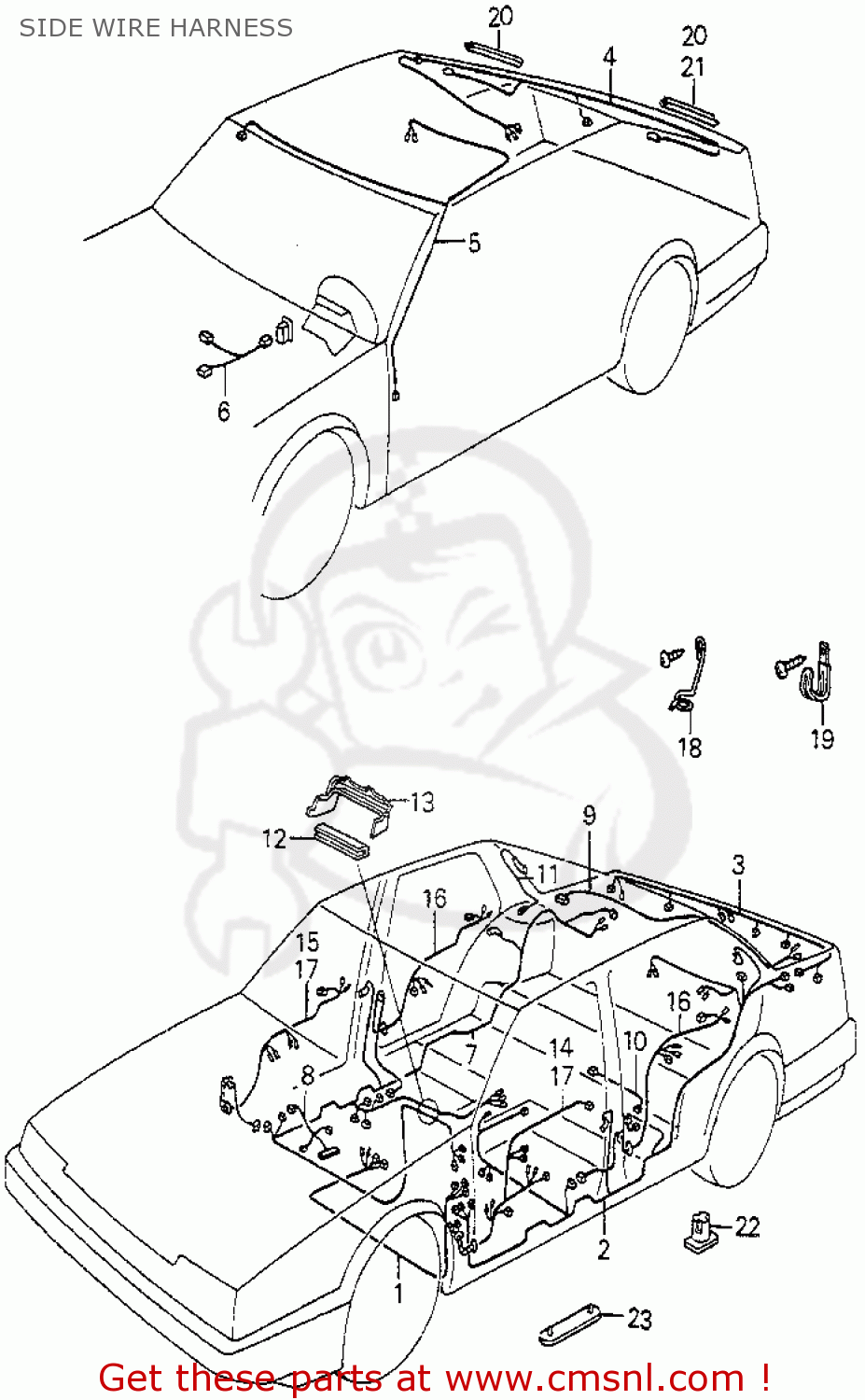 32107SA5679 Wire Harness Side Honda Buy The 32107 SA5 679 At CMSNL