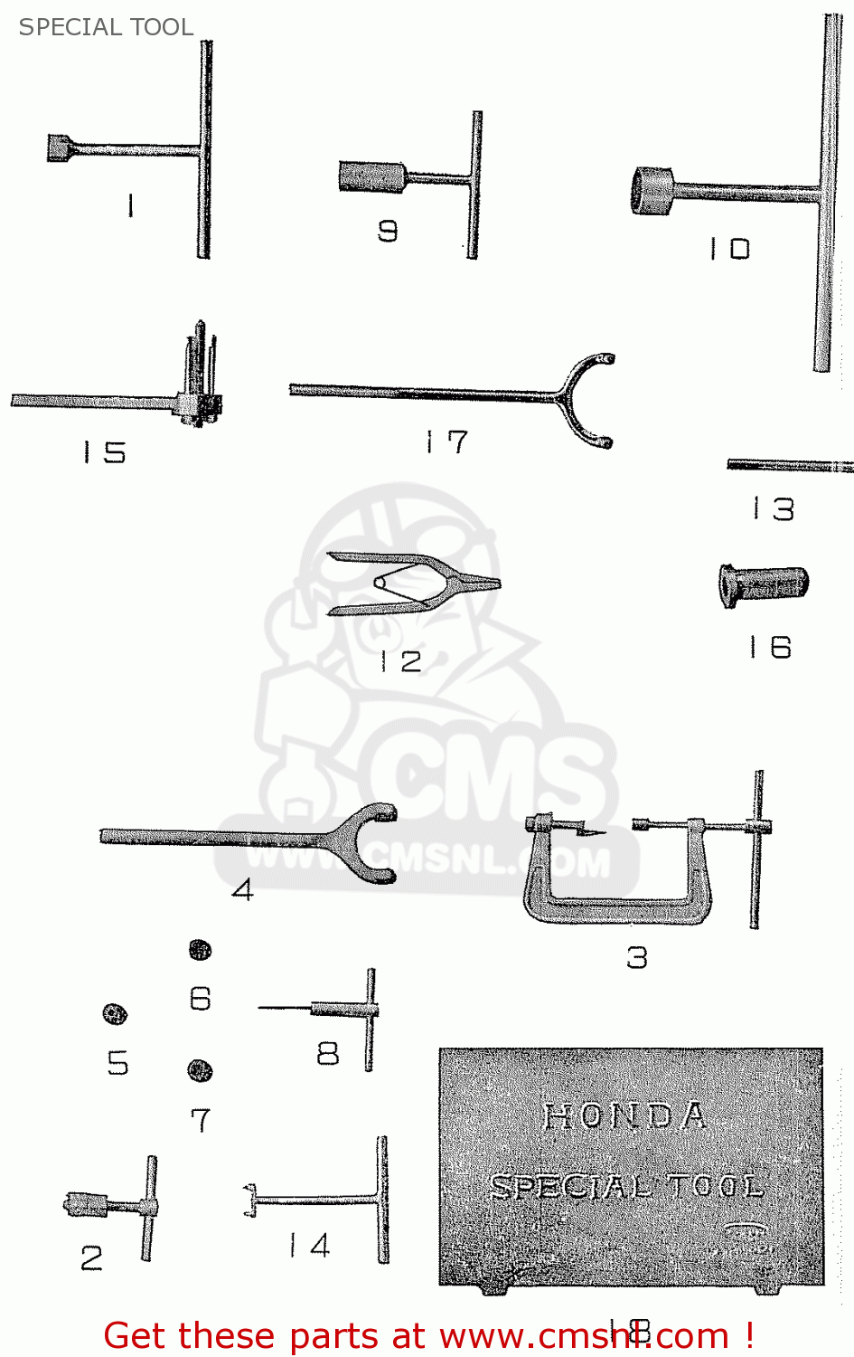 Honda special tool set #3