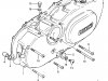 Suzuki CS125 1983 D CRANKCASE COVER LH