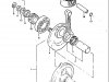 Suzuki DR125 1984 USA CRANKSHAFT