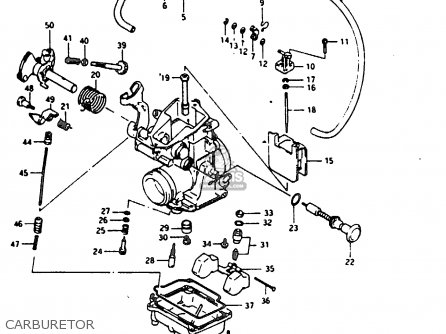 Suzuki Dr200 1987 (h) parts list partsmanual partsfiche