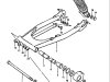Suzuki DS100 1978-1981 USA REAR SWINGING ARM DS100C
