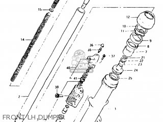 Suzuki Gs750e 1982 (z) Usa (e03) parts list partsmanual partsfiche