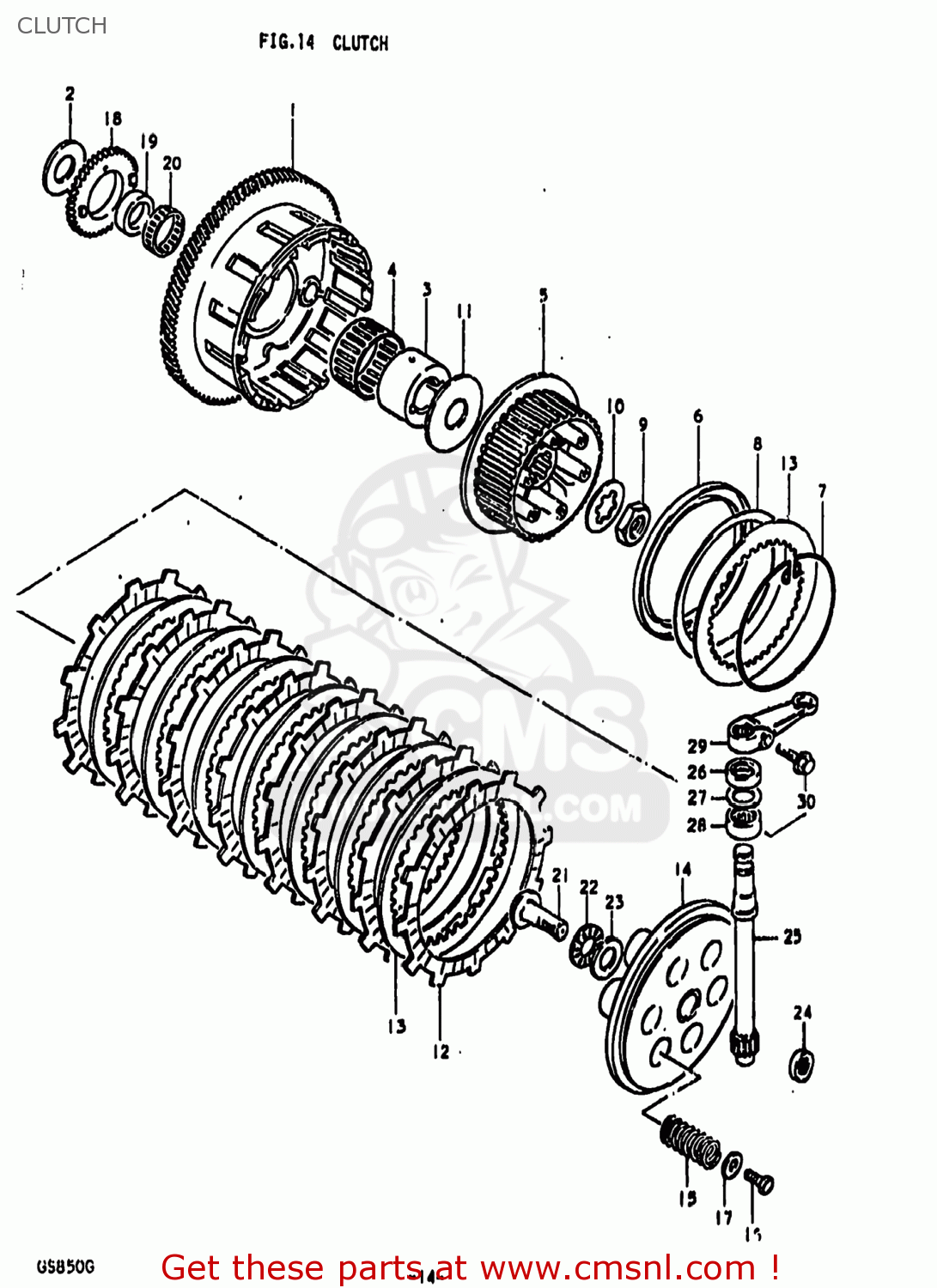 Suzuki Gs G N Usa E Clutch Buy Original Clutch Spares Online