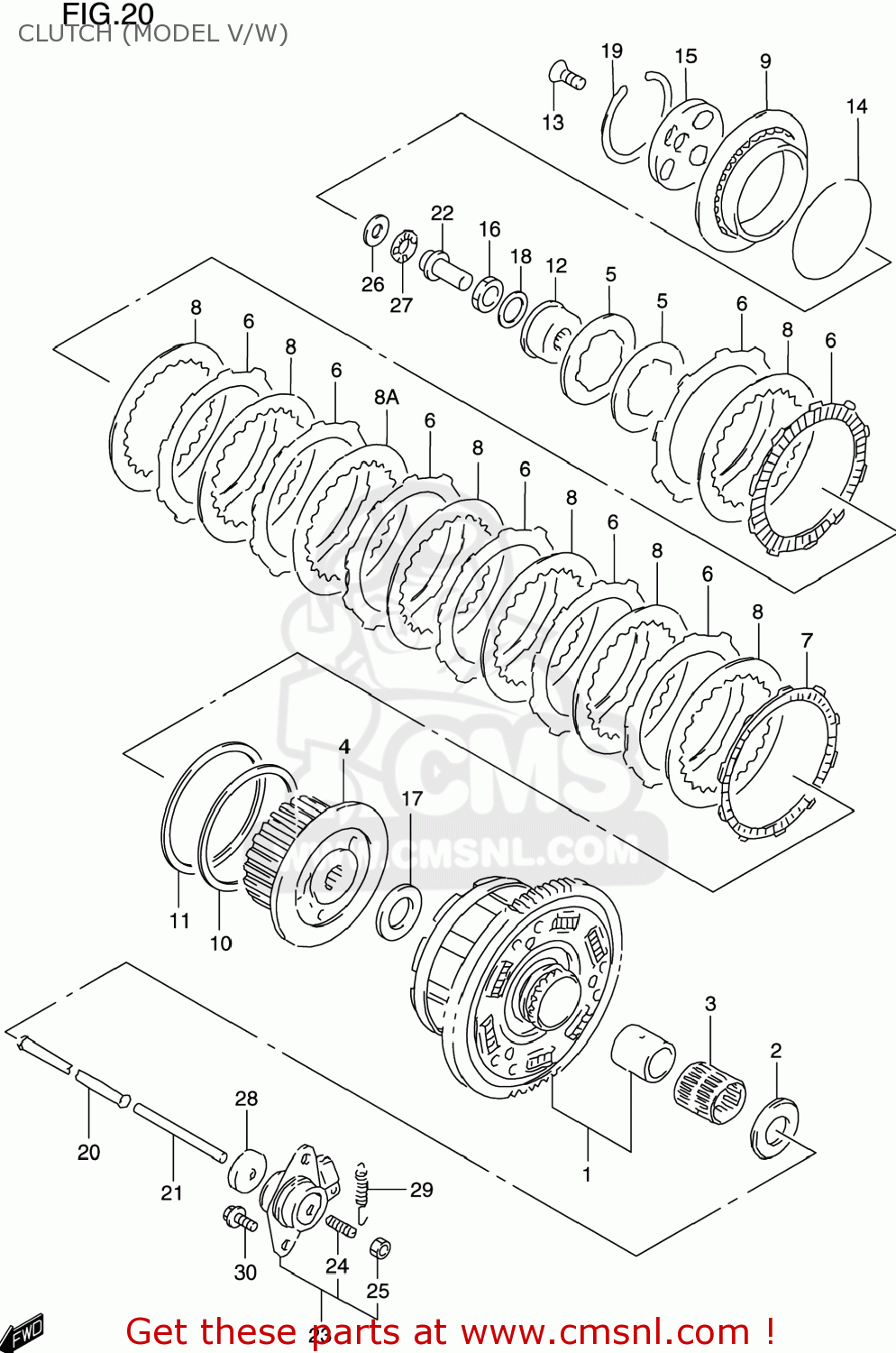 Suzuki Gsxr V Usa E Clutch Model V W Buy Original