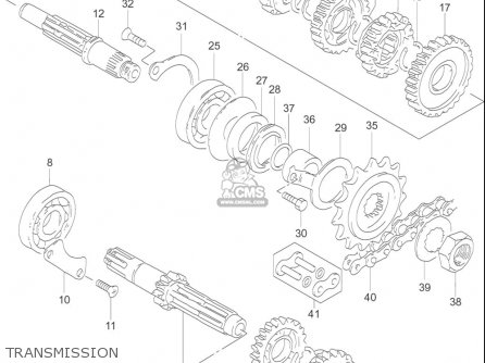 Suzuki Gz250 (usa) parts list partsmanual partsfiche