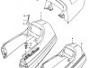Suzuki RG250 1987 H SEAT TAIL COVER MODEL G RG250H FH