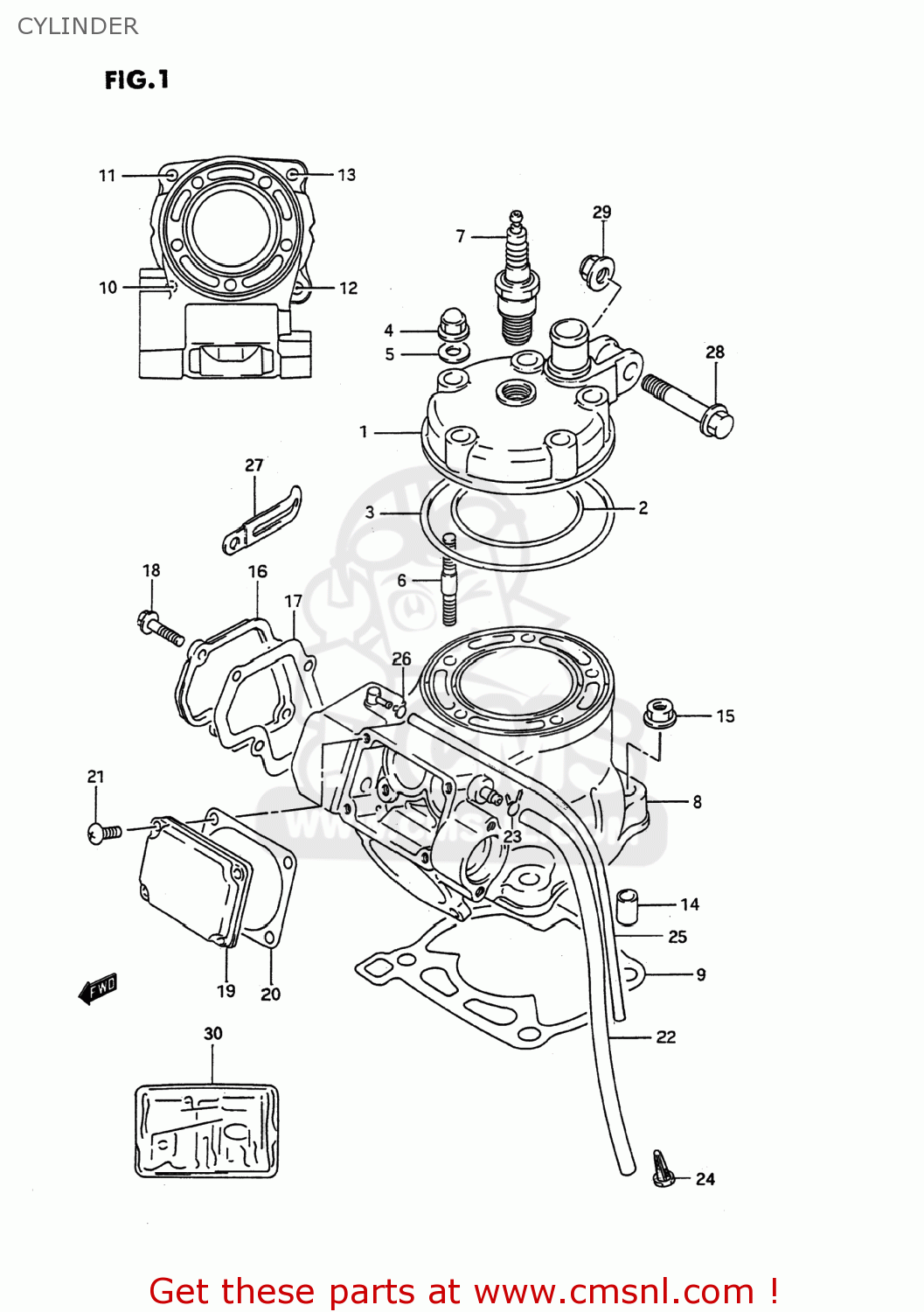 Suzuki Rm P Usa E Cylinder Buy Original Cylinder Spares