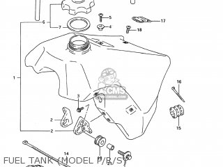 Suzuki RM125 1993 P USA E03 Parts Lists And Schematics