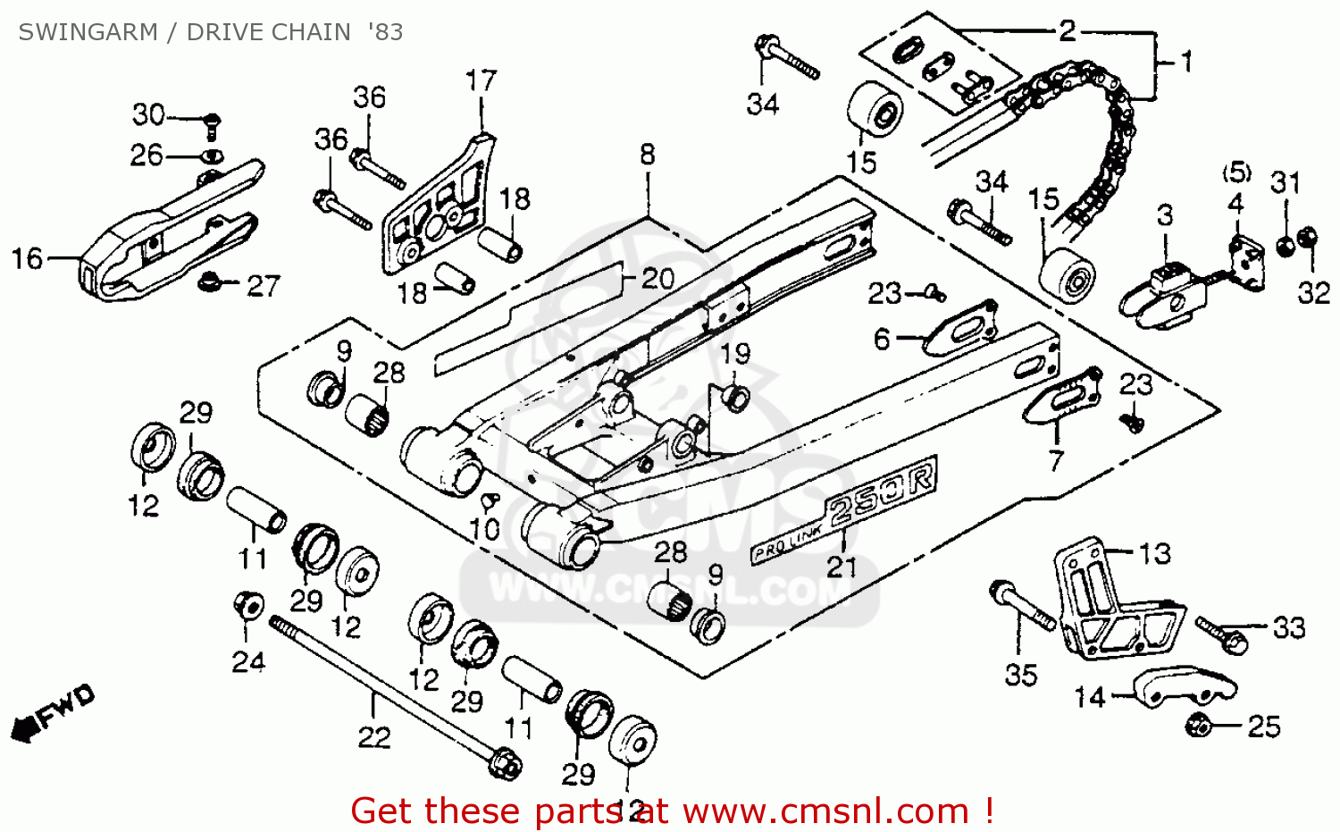 52170KA4710 Slider Chain Honda Buy The 52170 KA4 710 At CMSNL