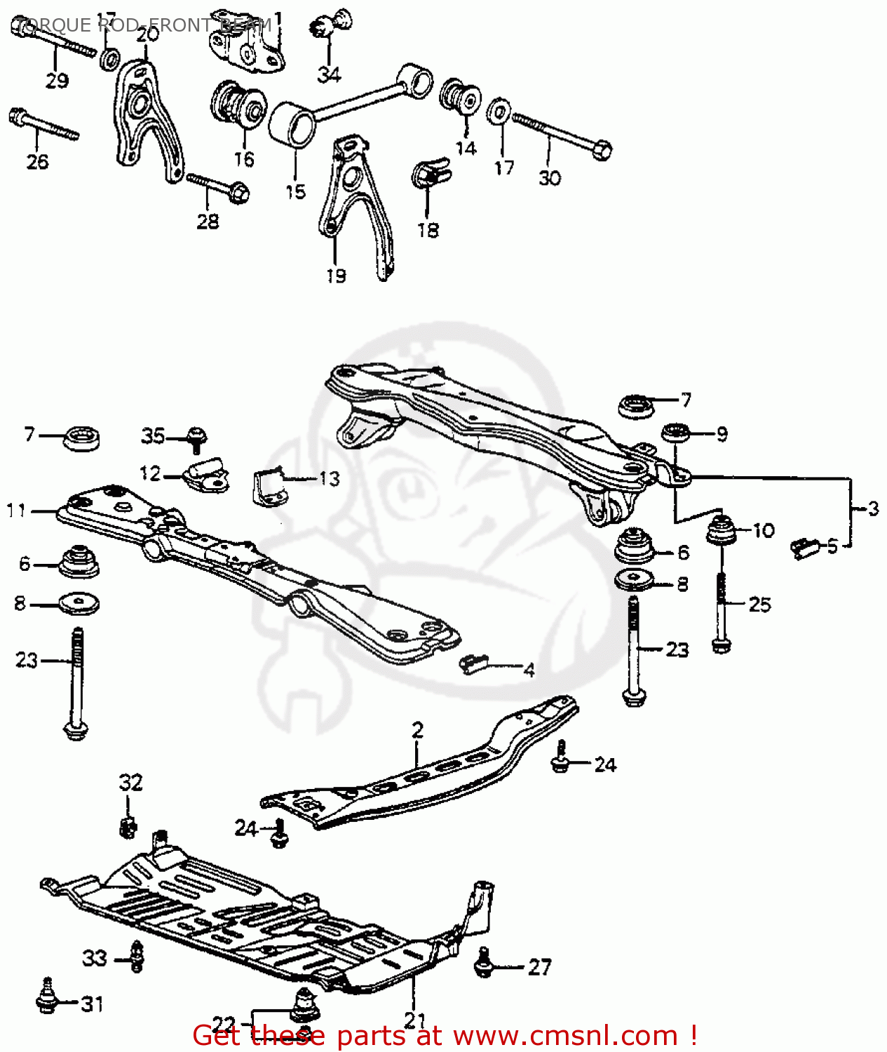 50235SA5000 Ins C Subframe Mt Honda Buy The 50235 SA5 000 At CMSNL