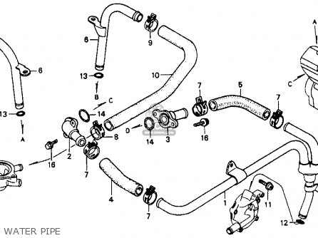 HOSE B,OUTLET WAT