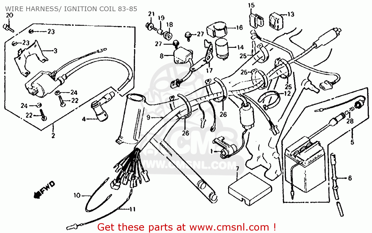 Honda 1984 xr80 factory service manual