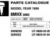 Yamaha 8MHX 1999 TITLE PARTS CATALOG