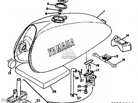 Yamaha Dt2 1972 1973 Usa parts list partsmanual partsfiche wire schematic yamaha enduro 