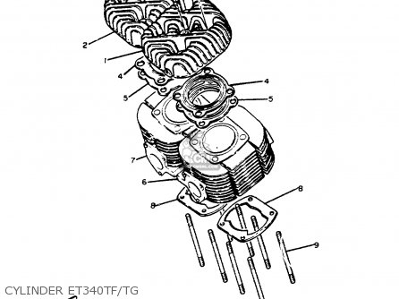 Yamaha ET340 TF ENTICER 1982 1983 Parts Lists And Schematics