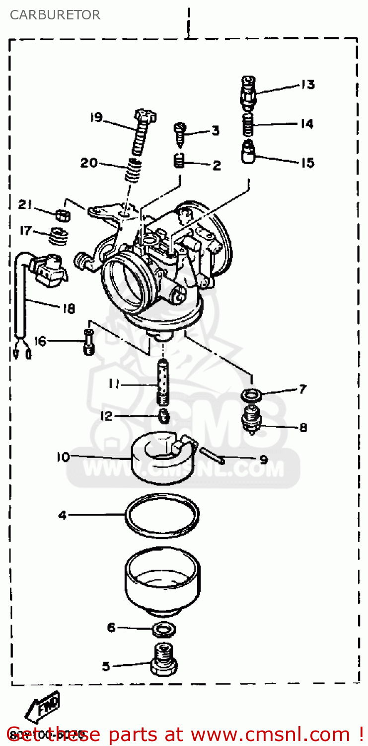 Yamaha Et J Enticer Carburetor Buy Original Carburetor Spares