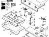 Yamaha EXT1100U V W 1996-1998 DECK - HATCH 1