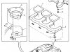 Yamaha EXT1100U V W 1996-1998 SEAT - CUSHION - GP1-200101 AND FOLLOWING