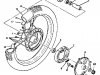 Yamaha IT250 1982 C USA CANADA FRONT WHEEL