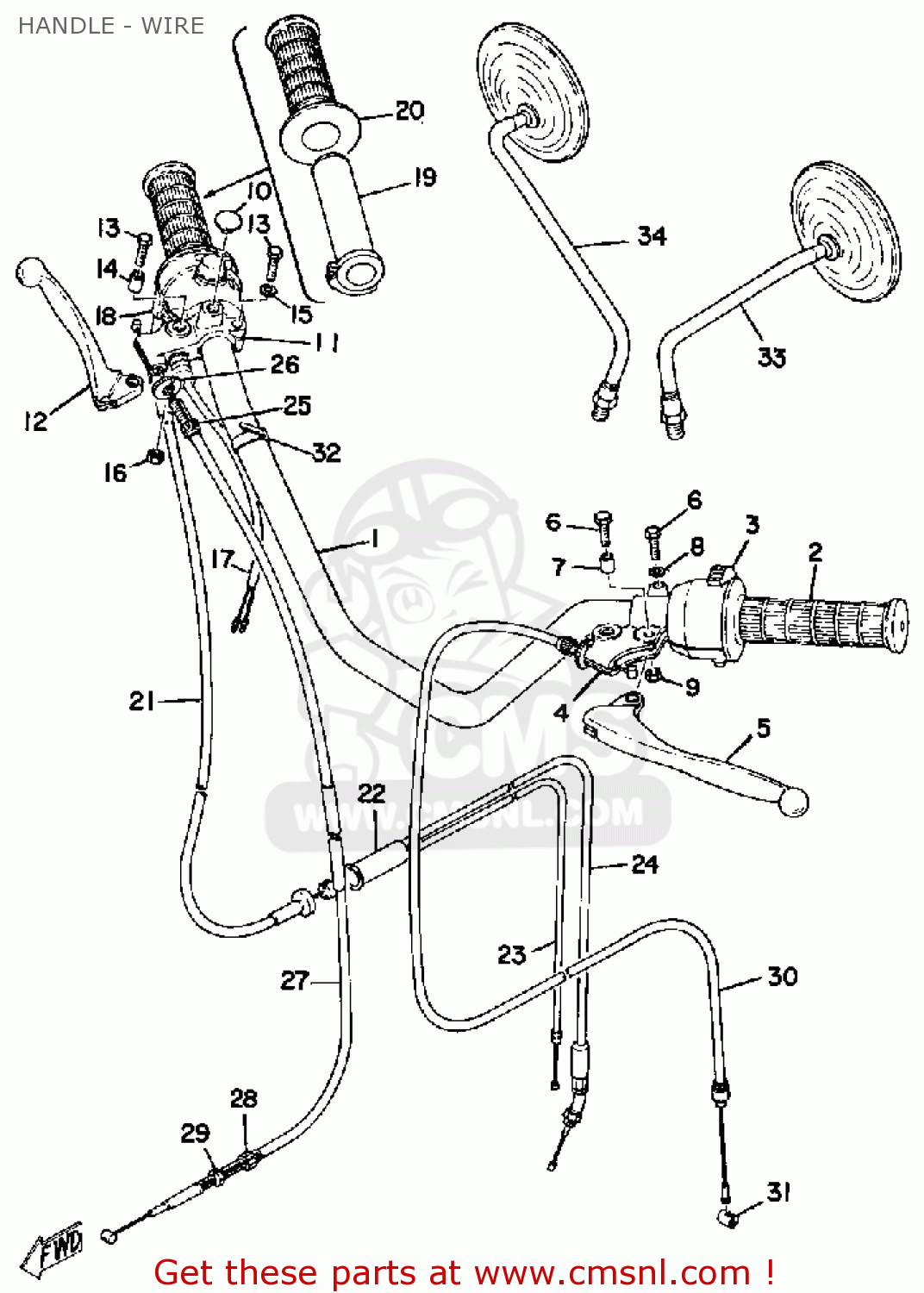 Yamaha Rs 100 Wiring Diagram | Motor Replacement Parts And ...